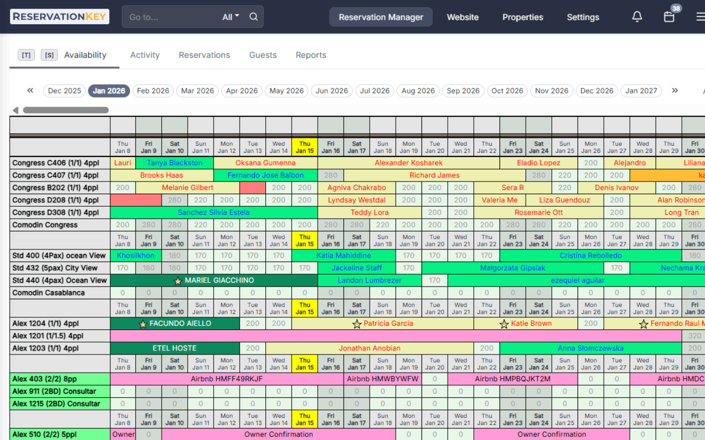 RESERVATION PREP LIST 관련 참고 이미지